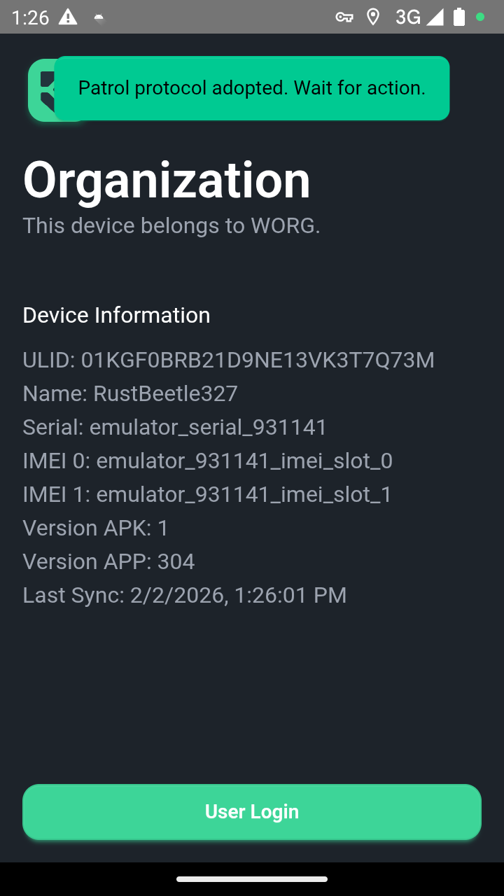 Device linked successfully