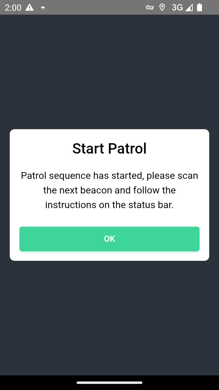 Start Patrol Alert
